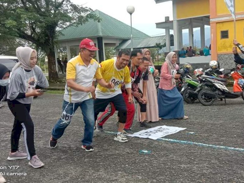 Kegiatan Pengukuran Kebugaran Jasmani yang diperuntukkan buat para ASN di Lutra.