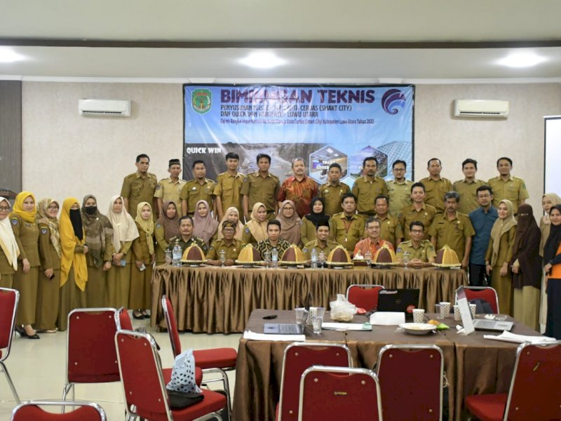 Bimtek tahap kedua penyusunan master plan &ldquo;BISA Smart City&rdquo; ditutup, Selasa (19/7/2022).