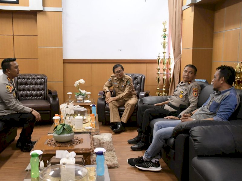 Bahas Pilkades Serentak Luwu Utara, Kapolres Usul ini ke Wabup Suaib