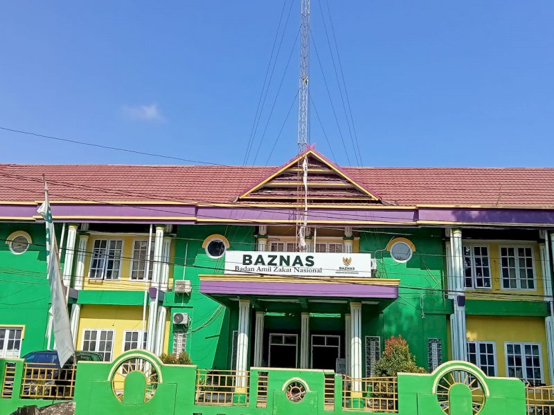 Kantor Baznas Enrekang. 