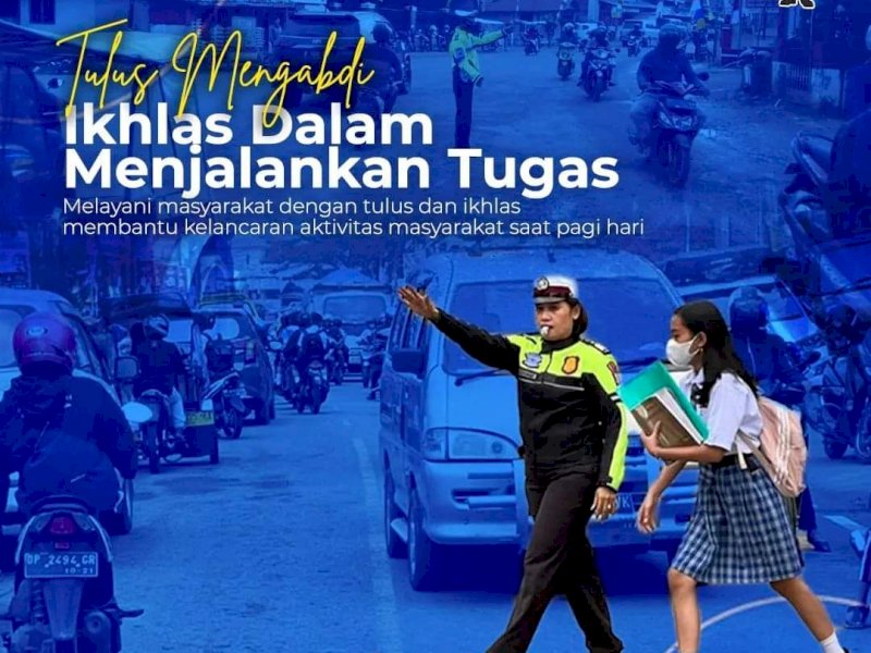 Cegah Lakalantas, Polres Torut Prioritaskan Pengaturan Lalin Pagi Hari