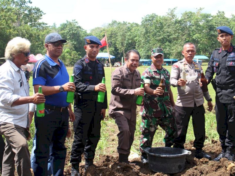 Kejari Bone-Gegana Brimob Sulsel Musnahkan 510 Detonator