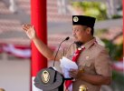 Sudirman Lepas Pramuka Sulsel ke Jamnas: Tunjukkan Karakter Petarung Kita