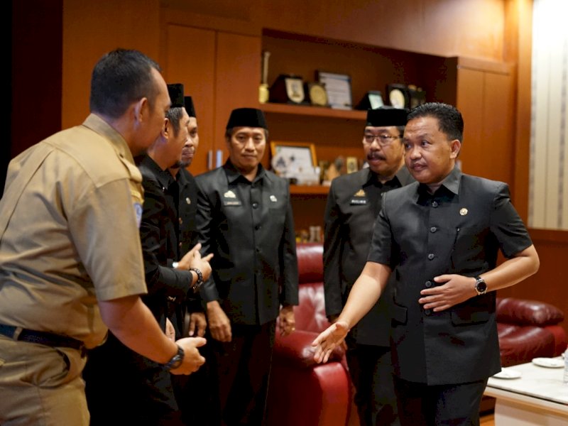 Bupati Bantaeng Ilham Syah Azikin usai melantik pejabat di lingkup Pemkab Bantaeng, Selasa (9/8/2022).