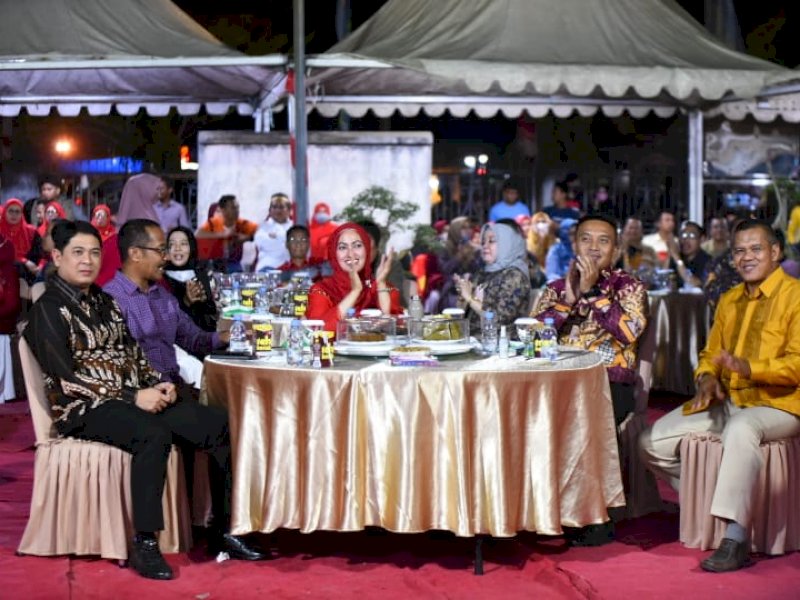 Bupati Luwu Utara, Indah Putri Indriani menutup rangkaian kegiatan olahraga dan seni.