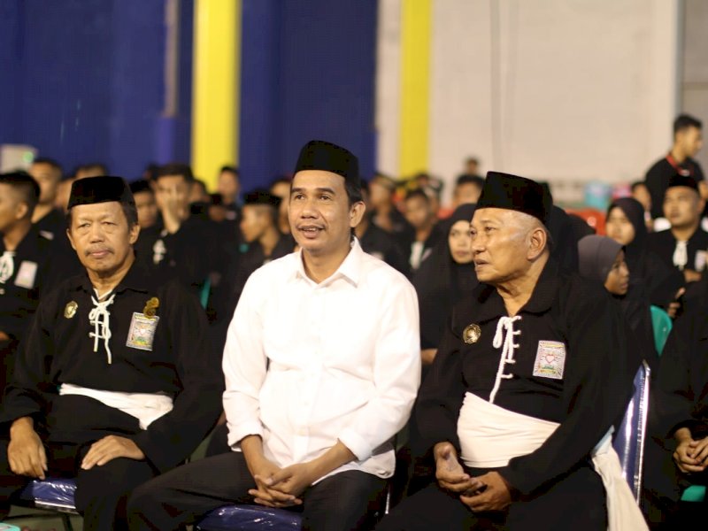 Rudianto Lallo diangkat menjadi warga kehormatan Persaudaraan Setia Hati Terate Emas.