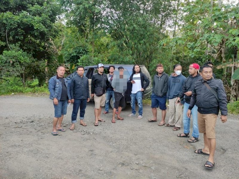 Tim gabungan Polres Bulukumba mengamankan terduga pelaku curnak di Sinjai. 