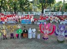 Meriahnya Defile PKK Kabupaten/Kota se-Sulsel yang Ikuti Anti Mager