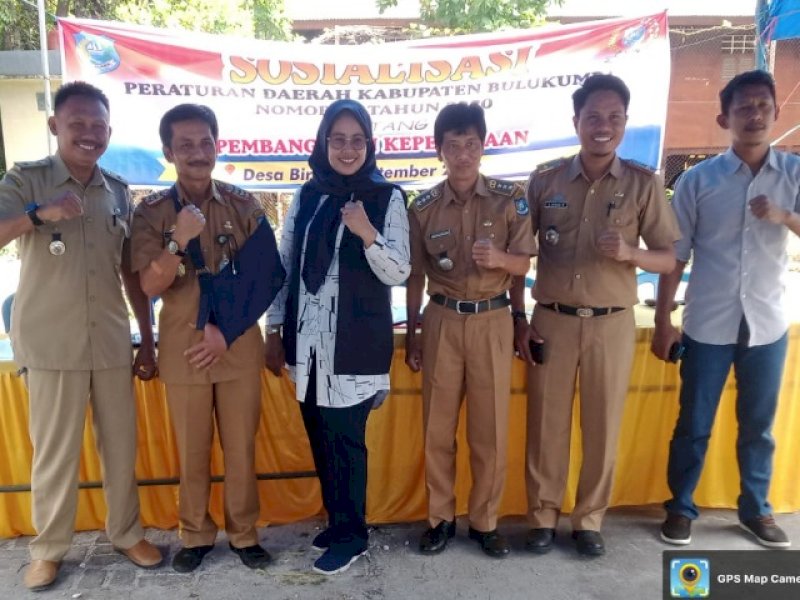 Anggota DPRD Bulukumba Andi Narni Nur Intan menyosialisasikan Perda Nomor 10 Tahun 2020 tentang Pembangunan Kepemudaan di Desa Bira, Kecamatan Bonto Bahari.