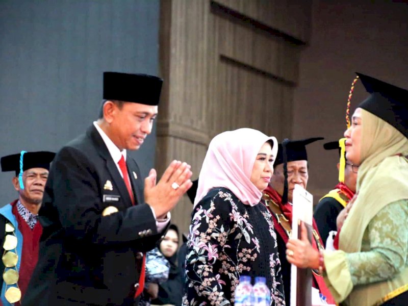 Wisuda IV Universitas Puangrimaggalatung 2022, Sabtu (10/9/2022).