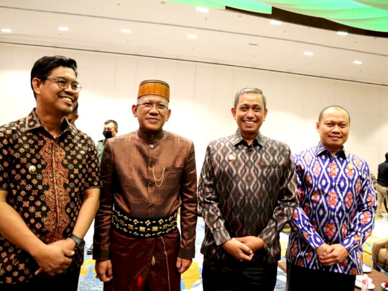 Serah terima jabatan (sertijab) Kepala BPK Sulsel berlangsung di Hotel Claro, Kota Makassar, Rabu (14/9/2022).