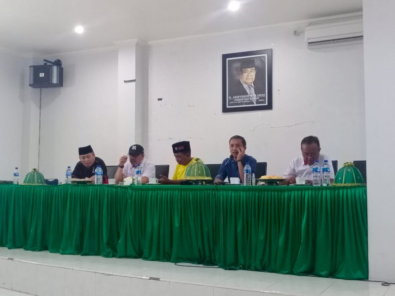 KONI menggelar rapat dengan tim kreatif dan para pengurus cabang olahraga (cabor). 