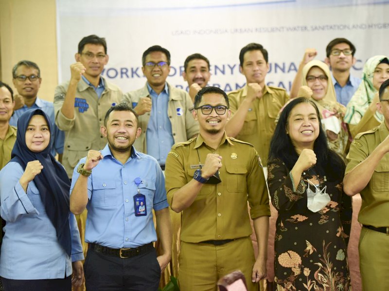 Workshop rencana kerja tahunan (RKT) Usaid yang berlangsung di Hotel Best Western Ruang Meeting Diamond Jl Botolempangan, Makassar, Selasa (20/9/2022).