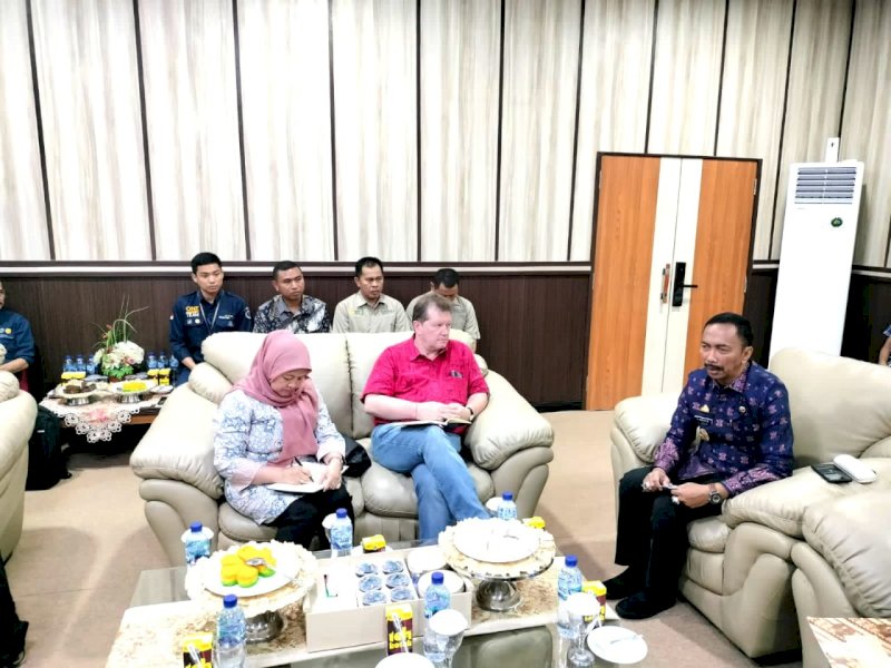 Kunjungan tim supervisi International Fund Agricultural Development (IFAD) ke Wajo bertempat di lounge Kantor Bupati Wajo, Kamis (22/9/2022).