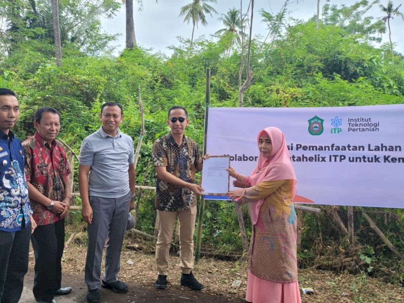 Lahan milik dr Rahmah seluas 2.000 meter persegi yang telah didonasikan pemanfaatannya ke ITP.