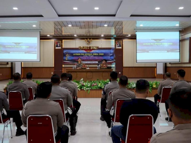 Operasi Zebra 2022, Polres Bone Ingatkan Penindakan Harus Humanis 