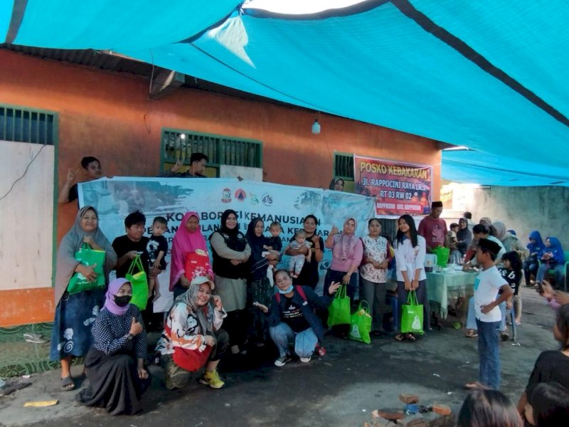 FKKM Gandeng Alfamart Bantu Korban Kebakaran Rappokalling dan Rappocini