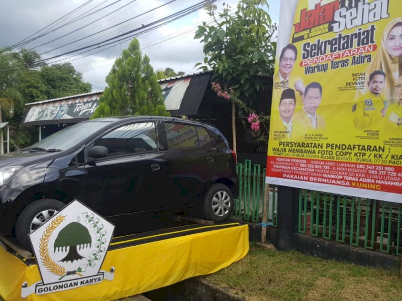 Yuk, Ikut Jalan Sehat Golkar Lutra, Berhadiah Sepeda Hingga Mobil