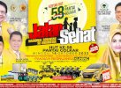 Hari Kedua, Sudah 22.000 Warga Daftar Jalan Sehat Golkar Lutra