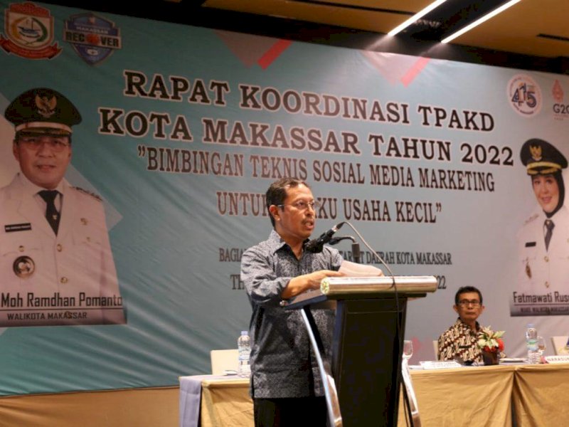 Sekda Makassar Dorong Pelaku UMKM Pasarkan Produk Lewat Media Sosial