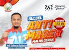 'Sulsel Anti Mager', Sudirman Ajak Warga Jalan 3,53 Km