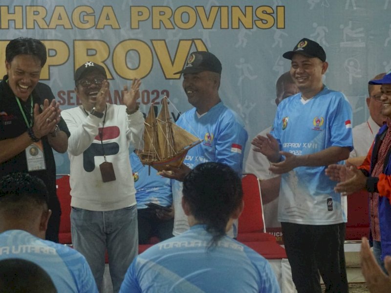 Kontingen Toraja Utara tiba di Bulukumba siang tadi.