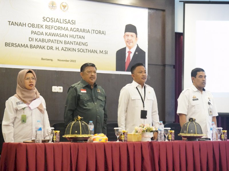Sosialisasi TORA di Hotel Kirei, Bantaeng.