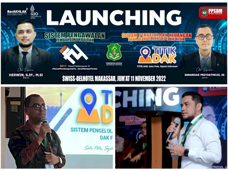 Proyek perubahan &ldquo;KaPeTa&rdquo; dan &ldquo;Titik DAK&rdquo; di-launching Pemkab Sidrap, Jumat (11/11/2022).