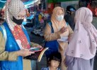 Dekatkan Pelayanan, DP3AP2KB Luwu Utara 'Grebek Pasar' Masamba