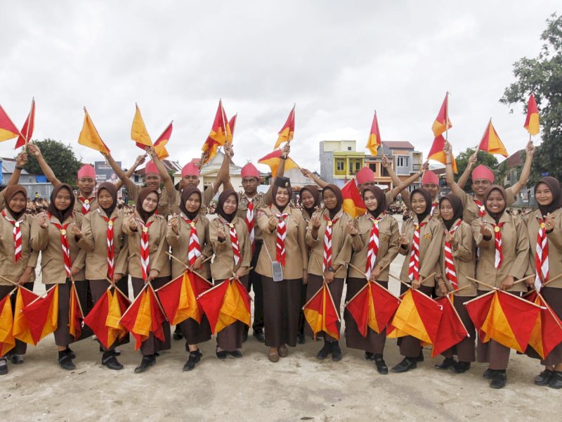 Wawali Makassar Buka Lomba Pramuka Penggalang se-Kepulauan Sangkarrang 