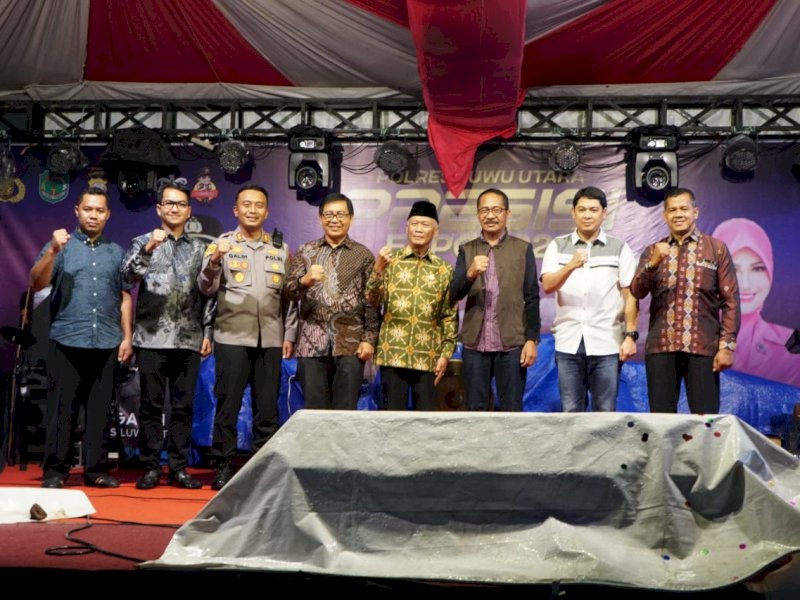 Polres Luwu Utara Presisi Ekspo 2022 resmi dibuka oleh Wakil Bupati Kabupaten Luwu Utara, Suaib Mansur.