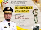 Gubernur Sudirman Dianugerahi Moeslim Choice Award 2022