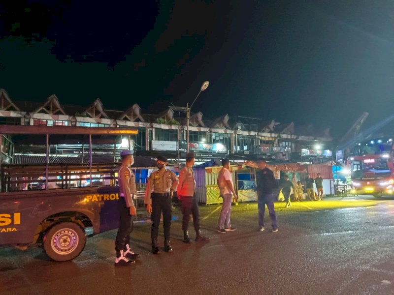 Polres Toraja Utara melakukan patroli jelang Nataru. 