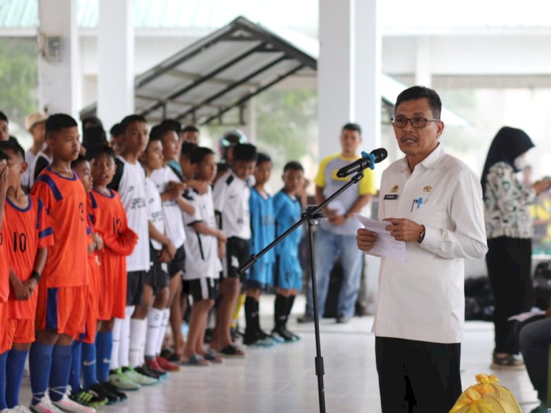 Ajang pencarian bakat pesepakbola muda melalui Kompetisi Olahraga Pelajar 2022.