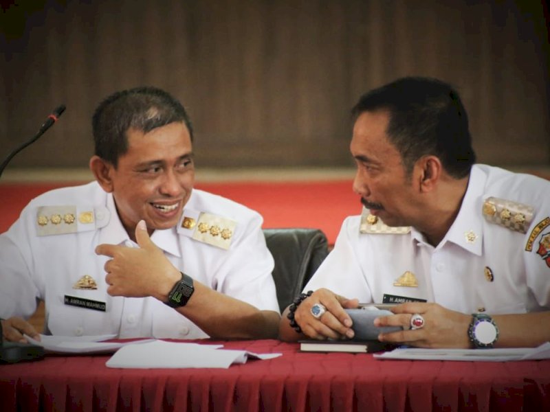 Bupati dan Wakil Bupati Wajo Amran Mahmud-Amran.
