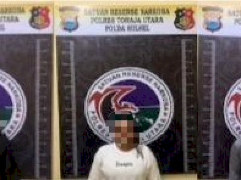 Tiga tersangka diamankan Polres Torut.