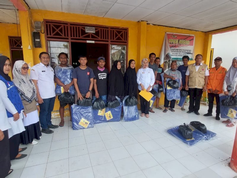 10 Kecamatan Terdampak Cuaca Ekstrem di Sidrap, Pemkab Salurkan Bantuan 