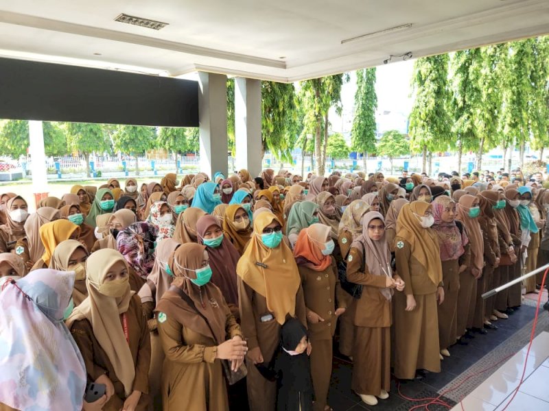 CPNS Bulukumba yang siap jadi relawan di Porprov Sulsel.