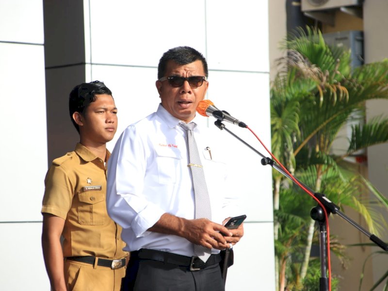 Bupati Bulukumba Andi Muchtar Ali Yusuf mengumumkan kinerja camat dan OPD.
