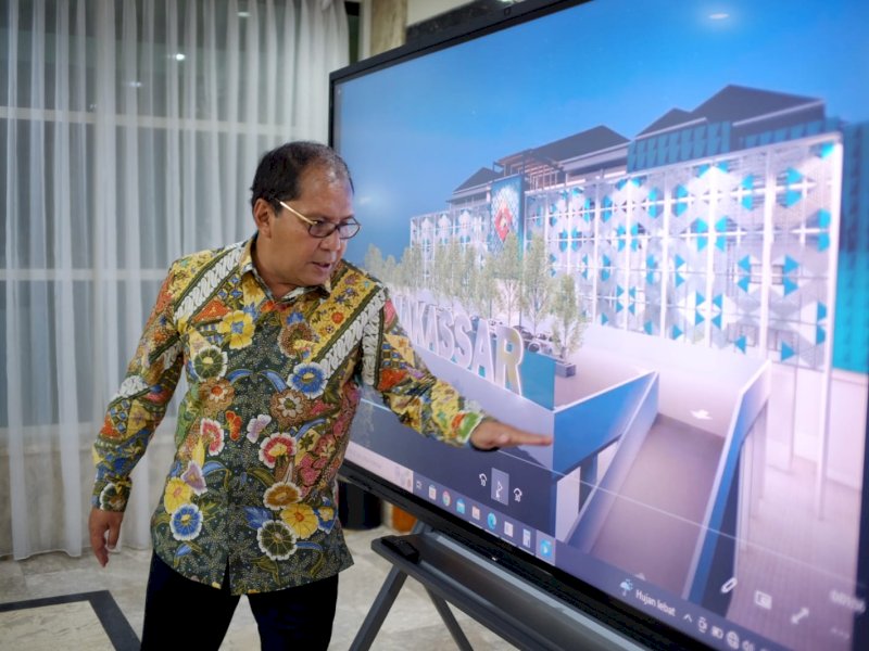 Wali Kota Makassar, Moh Ramdhan Pomanto saat audiensi di kediaman pribadinya, Kamis (5/1/2023).