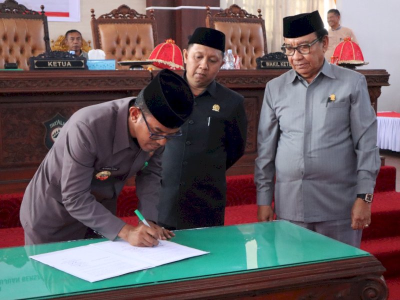 DPRD Setujui 4 Ranperda, Pj Bupati Takalar Bicara Kesejahteraan Rakyat