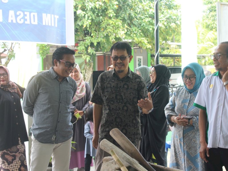 KPPN Kota Palopo sebagai pelaksana program Role Model Pengelolaan Keuangan Desa berkunjung ke Desa Baloli, Sabtu (14/1/2023).