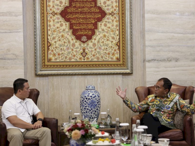 Wali Kota Danny Pomanto menerima pengurus Ikatan Arsitek Indonesia (IAI) di kediamannya Jl Amirullah, Rabu, (18/01/2023). 
