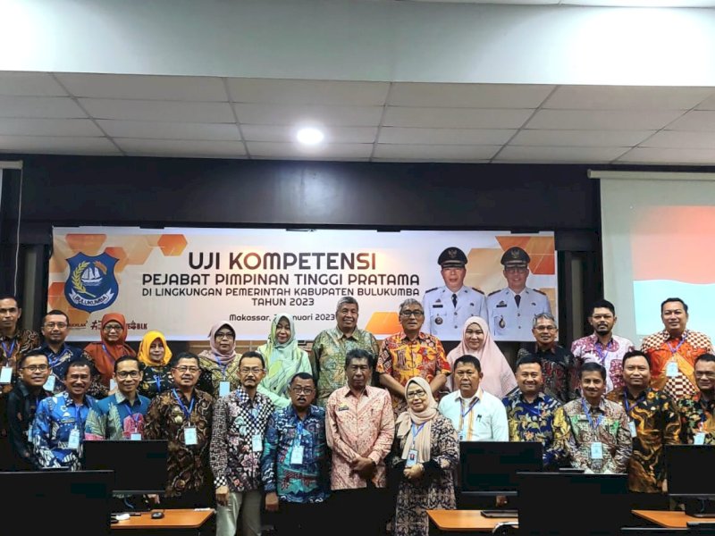 Para pejabat eselon 2 Bulukumba yang mengikuti job fit.