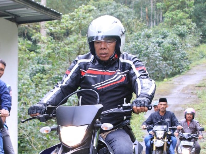 Bupati Bulukumba Andi Muchtar Ali Yusuf blusukan ke pelosok di wilayah Kindang.