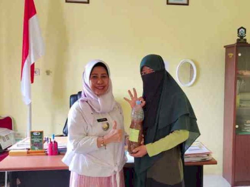 Camat Tanalili, Andi Suriyanti bertemu Ketua Yayasan Cendekia Hijau Indonesia.