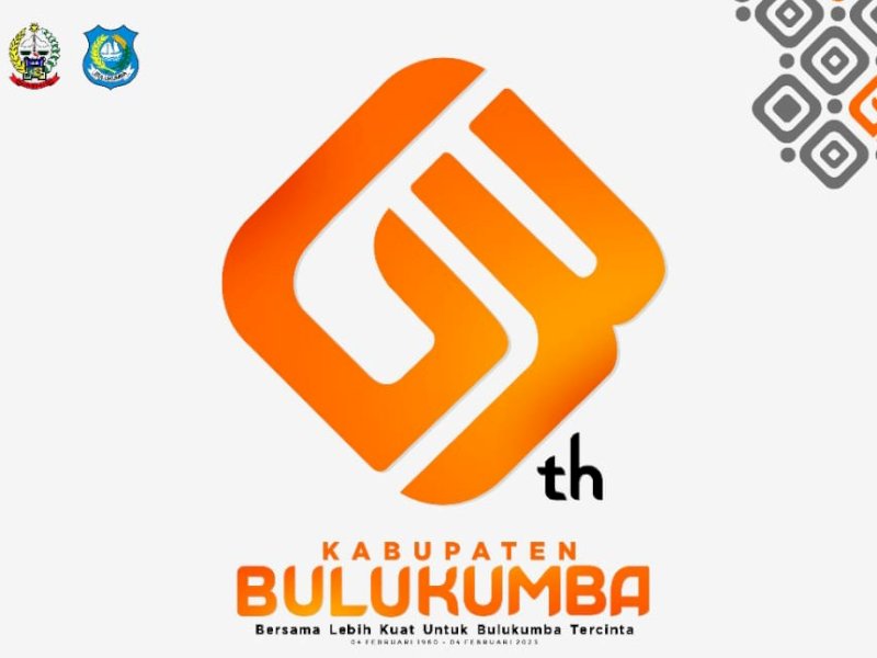 Penampakan Logo HUT ke-63 Kabupaten Bulukumba Didominasi Orange, ini Makna di Baliknya?