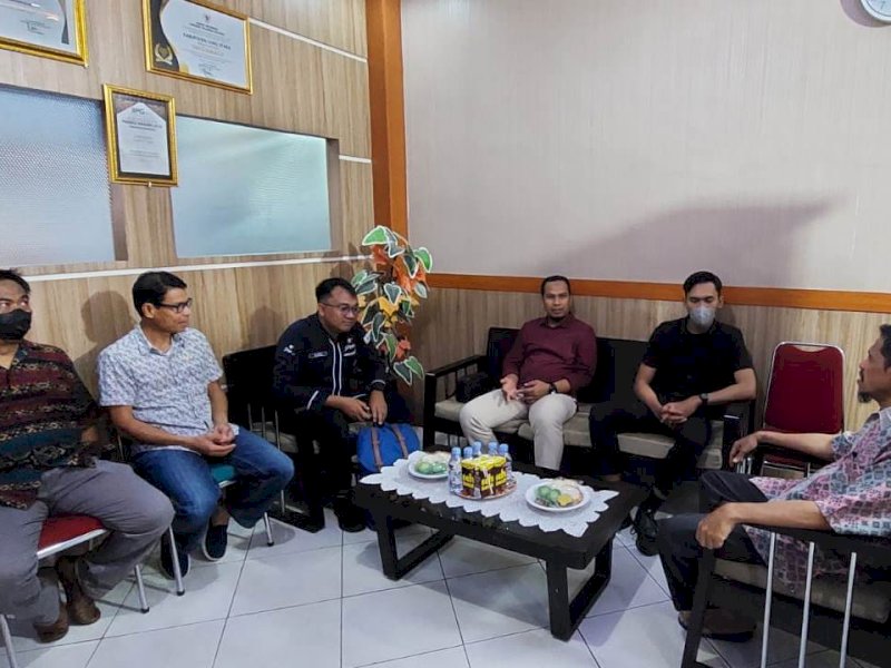 Kunker Diskominfo Sulsel di Kantor Diskominfo Luwu Utara, Jumat (27/1/2023).