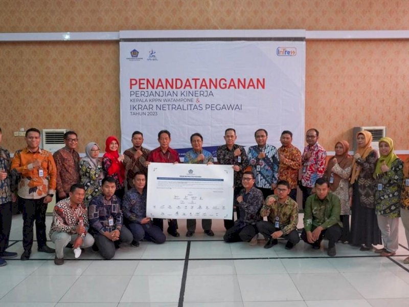 Ikrar KPPN Watampone: Tingkatkan Kinerja, Netral di Tahun Politik