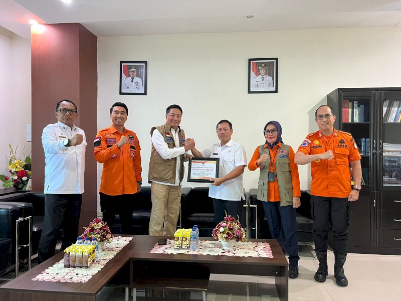 Pemkot Makassar menerima bantuan dana siap pakai dari Badan Nasional Penanggulangan Bencana (BNPB)